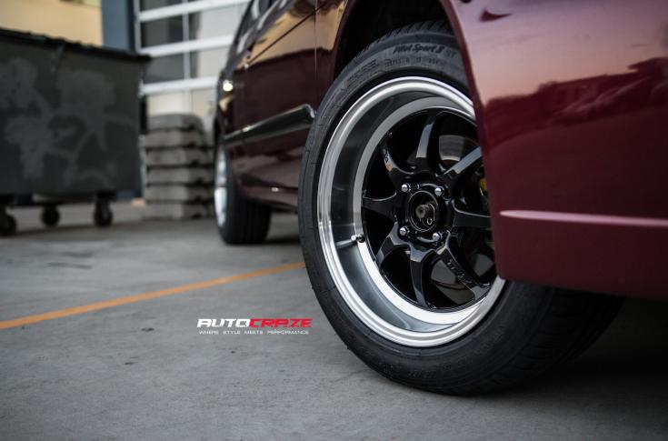 NISSAN PULSAR (5 STUD) TUNING BLACK POLISH LIP